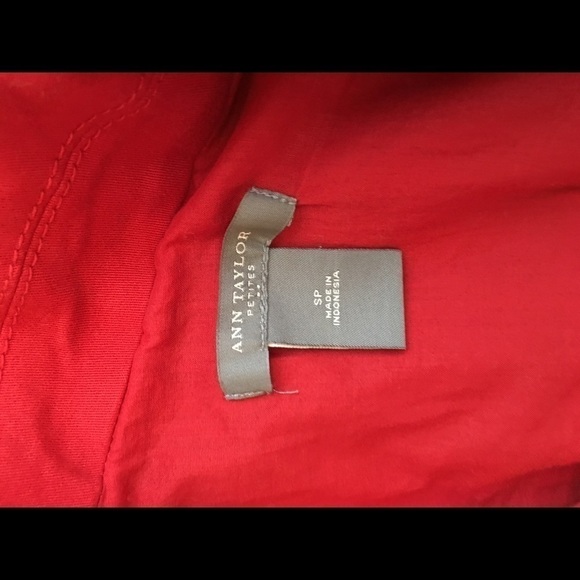 Ann Taylor red jacket - Picture 2 of 3